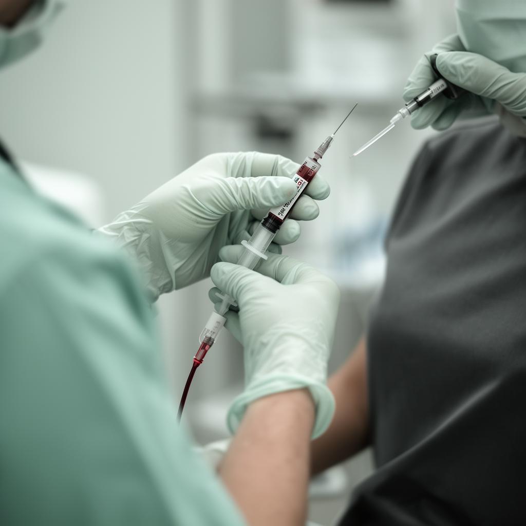 Professional clinical phlebotomy collection